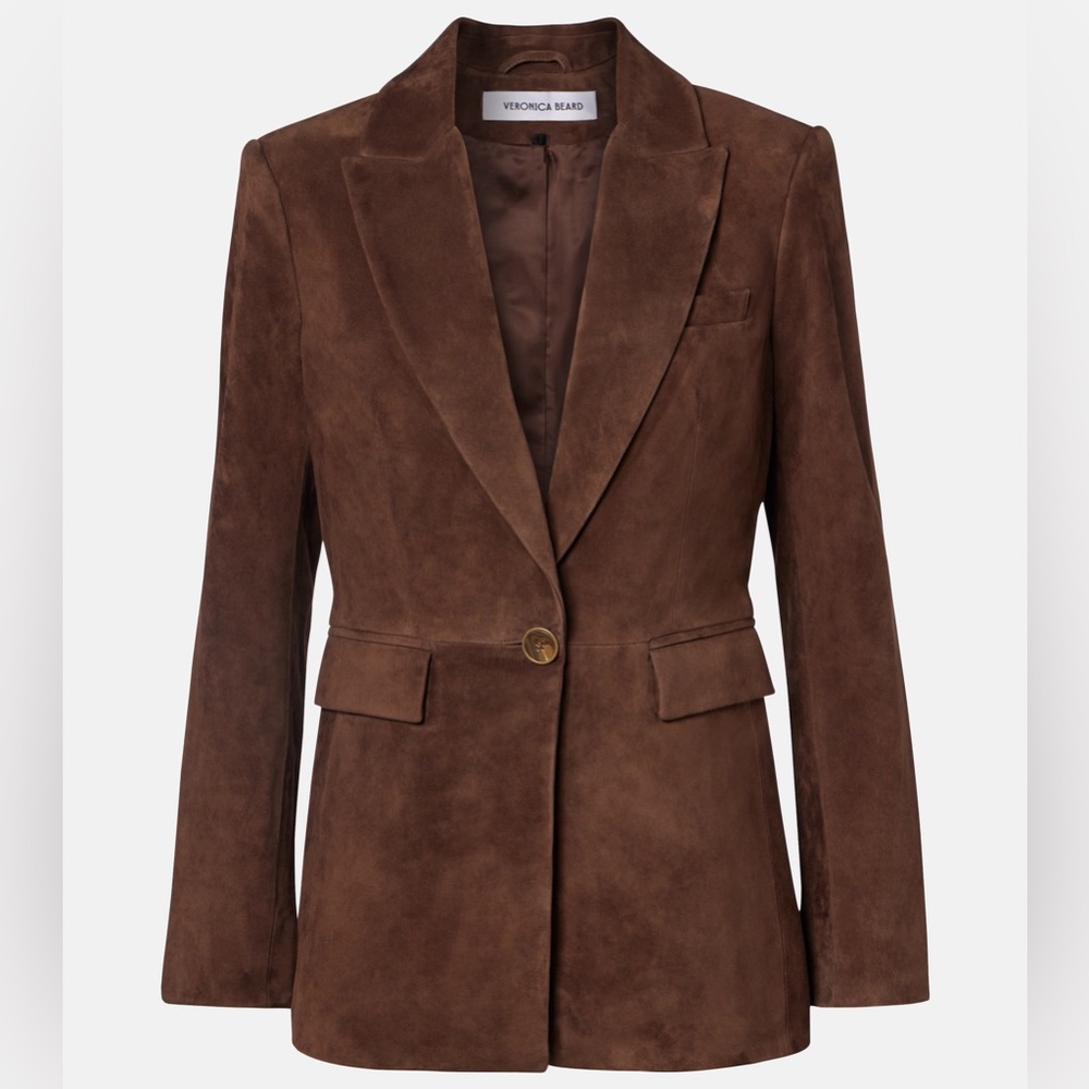 Veronica Beard Duane suede blazer - Picture 6 of 12